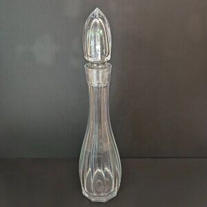 Peill & Putzler Germany Heavy Cut Crystal Decanter With Stopper 15 Inches